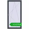 Pricing Tilt-and-Turn 1100x2200 mm REHAU ENERGY-SAVING SYNEGO MD ANTHRACITE_GREY_STRUKTURAL two-sided. Price: 3 211.63 PLN