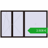 Ustalenie cen Okna skrzydłowe 4000x2300 mm REHAU OPTIMUM EURO-DESIGN 70 BLACK_BROWN dwustronny. Cena: 2507,85 €