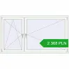 Pricing Tilt-and-Turn 2000x1115 mm REHAU OPTIMUM EURO-DESIGN 70 RAL 9016 Traffic white two-sided. Price: 2 367.95 PLN