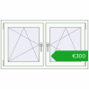Pricing Tilt-and-Turn 1215x680 mm REHAU ENERGY-SAVING SYNEGO MD GOLDEN OAK external. Price: 300,46 €