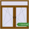 Pricing Tilt-and-Turn 1500x1500 mm KORSA ENERGY-SAVING REHAU SYNEGO MD. Price: 1 222.7 EUR