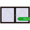 Ustalenie cen Okna skrzydłowe 2300x1300 mm REHAU OPTIMUM EURO-DESIGN 70 BLACK_BROWN dwustronny. Cena: 3726,39 zł