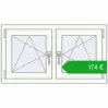 Ustalenie cen Okna skrzydłowe 990x545 mm REHAU OPTIMUM EURO-DESIGN 70 ANTHRACITE_GREY_STRUKTURAL zewnętrzny. Cena: 173,60 €