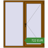 Ustalenie cen Okna skrzydłowe 1300x1500 mm KORSA OPTIMUM REHAU EURO 70. Cena: 721.67 EUR