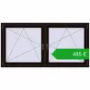 Pricing Tilt-and-Turn 1770x890 mm REHAU ENERGY-SAVING SYNEGO MD BLACK_BROWN two-sided. Price: 485,37 €