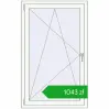 Pricing Tilt-and-Turn 895x1449 mm REHAU ENERGY-SAVING SYNEGO MD RAL 9016 Traffic white two-sided. Price: 1042,62 zł