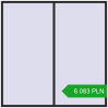 Pricing Tilt-and-Turn 2500x2500 mm REHAU BRILLANT DESIGN BLACK_ULTI-MATT two-sided. Price: 6 083.15 PLN