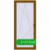Pricing Tilt-and-Turn 1000x2250 mm REHAU ENERGY-SAVING SYNEGO MD GOLDEN OAK two-sided. Price: 3 117.01 PLN