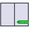 Pricing Tilt-and-Turn 1800x1500 mm REHAU ENERGY-SAVING SYNEGO MD ANTHRACITE_GREY_STRUKTURAL two-sided. Price: 2 803.26 PLN