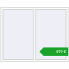 Ustalenie cen Okna skrzydłowe 1590x1280 mm KORSA BRILLANT DESIGN. Cena: 499,46 €