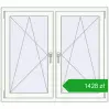 Ustalenie cen Okna skrzydłowe 1230x1085 mm REHAU ENERGY-SAVING SYNEGO MD RAL 9016 Traffic white dwustronny. Cena: 1427,51 zł