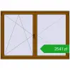 Pricing Tilt-and-Turn 2000x1400 mm REHAU OPTIMUM EURO-DESIGN 70 GOLDEN OAK two-sided. Price: 2541,18 zł