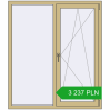 Pricing Tilt-and-Turn 1300x1500 mm ALU STANDARD 72 RAL 1000 Green beige two-sided. Price: 3236,81 zł