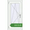 Pricing Tilt-and-Turn 500x1000 mm KORSA ENERGY-SAVING REHAU SYNEGO MD RAL 9016 Traffic white two-sided. Price: 204.83 EUR