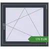 Pricing Tilt-and-Turn 940x860 mm KORSA OPTIMUM REHAU EURO 70. Price: 176 EUR