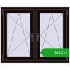 Ustalenie cen Okna skrzydłowe 1095x890 mm REHAU ENERGY-SAVING SYNEGO MD BLACK_BROWN dwustronny. Cena: 1643,31 zł