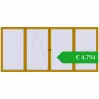 Ustalenie cen Okna skrzydłowe 5000x2300 mm ALU STANDARD 72 RAL 1005 Honey yellow dwustronny. Cena: 4794,28 €