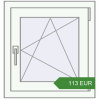 Ustalenie cen Okna skrzydłowe 565x600 mm KORSA OPTIMUM REHAU EURO 70. Cena: 112.68 EUR
