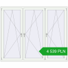 Pricing Tilt-and-Turn 2200x1800 mm REHAU ENERGY-SAVING SYNEGO MD RAL 9016 Traffic white two-sided. Price: 4 538.69 PLN