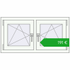 Ustalenie cen Okna skrzydłowe 990x515 mm REHAU OPTIMUM EURO-DESIGN 70 ANTHRACITE_GREY_STRUKTURAL zewnętrzny. Cena: 191,10 €