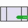 Ustalenie cen Okna skrzydłowe 2600x1400 mm REHAU ENERGY-SAVING SYNEGO MD BLACK_BROWN dwustronny. Cena: 562,89 €