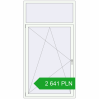 Pricing Tilt-and-Turn 1175x2221 mm REHAU OPTIMUM EURO-DESIGN 70 RAL 9016 Traffic white two-sided. Price: 2 641.35 PLN