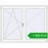 Pricing Tilt-and-Turn 1450x1150 mm REHAU OPTIMUM EURO-DESIGN 70 ANTHRACITE_GREY_STRUKTURAL external. Price: 1 900.17 PLN