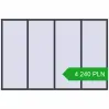 Pricing Tilt-and-Turn 3000x2000 mm REHAU OPTIMUM EURO-DESIGN 70 ANTHRACITE_GREY_STRUKTURAL two-sided. Price: 4 239.8 PLN