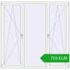 Pricing Tilt-and-Turn 2050x2000 mm REHAU OPTIMUM EURO-DESIGN 70 RAL 9016 Traffic white two-sided. Price: 703.27 EUR