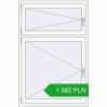 Pricing Tilt-and-Turn 1000x1500 mm REHAU OPTIMUM EURO-DESIGN 70 RAL 9016 Traffic white two-sided. Price: 1 582.41 PLN