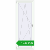 Pricing Tilt-and-Turn 800x2150 mm REHAU OPTIMUM EURO-DESIGN 70 RAL 9016 Traffic white two-sided. Price: 1 442.2 PLN