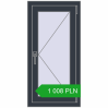 Pricing Tilt-and-Turn 500x1000 mm REHAU OPTIMUM EURO-DESIGN 70 ANTHRACITE_GREY_STRUKTURAL two-sided. Price: 1 008.27 PLN