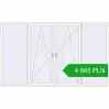 Pricing Tilt-and-Turn 3000x1800 mm REHAU BRILLANT DESIGN RAL 9016 Traffic white two-sided. Price: 4 645.03 PLN