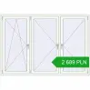 Pricing Tilt-and-Turn 2030x1400 mm REHAU OPTIMUM EURO-DESIGN 70 RAL 9016 Traffic white two-sided. Price: 2 688.69 PLN