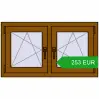 Ustalenie cen Okna skrzydłowe 990x560 mm REHAU OPTIMUM EURO-DESIGN 70 GOLDEN OAK dwustronny. Cena: 252.81 EUR