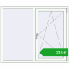 Ustalenie cen Okna skrzydłowe 1450x1200 mm EPSILON OPTIMA WALNUT zewnętrzny. Cena: 218,45 €