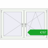 Ustalenie cen Okna skrzydłowe 1480x970 mm EPSILON OPTIMA RAL 9016 Traffic white dwustronny. Cena: 157,16 €