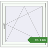Pricing Tilt-and-Turn 910x890 mm KORSA ENERGY-SAVING REHAU SYNEGO MD. Price: 199 EUR