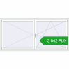 Pricing Tilt-and-Turn 2500x1200 mm REHAU ENERGY-SAVING SYNEGO MD RAL 9016 Traffic white two-sided. Price: 3 041.71 PLN