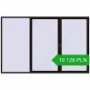 Pricing Tilt-and-Turn 3600x2300 mm REHAU OPTIMUM EURO-DESIGN 70 BLACK_BROWN two-sided. Price: 10 126.45 PLN