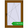 Pricing Tilt-and-Turn 800x1200 mm REHAU ENERGY-SAVING SYNEGO MD GOLDEN OAK two-sided. Price: 1 759.94 PLN