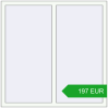 Pricing Tilt-and-Turn 1250x1250 mm REHAU OPTIMUM EURO-DESIGN 70 RAL 9016 Traffic white two-sided. Price: 197.21 EUR