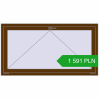 Pricing Tilt-and-Turn 1500x800 mm REHAU OPTIMUM EURO-DESIGN 70 WALNUT two-sided. Price: 1 590.77 PLN