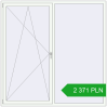 Pricing Tilt-and-Turn 2000x2000 mm REHAU OPTIMUM EURO-DESIGN 70 RAL 9016 Traffic white two-sided. Price: 2 370.86 PLN
