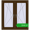 Ustalenie cen Okna skrzydłowe 1050x1145 mm REHAU ENERGY-SAVING SYNEGO MD DARK_OAK dwustronny. Cena: 2040,08 zł