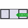 Pricing Tilt-and-Turn 3000x1100 mm REHAU ENERGY-SAVING SYNEGO MD BLACK_ULTI-MATT two-sided. Price: 4 466.28 PLN