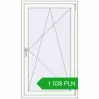Pricing Tilt-and-Turn 810x1385 mm REHAU OPTIMUM EURO-DESIGN 70 RAL 9016 Traffic white two-sided. Price: 1 038.21 PLN