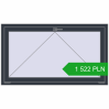 Pricing Tilt-and-Turn 1400x800 mm REHAU OPTIMUM EURO-DESIGN 70 ANTHRACITE_GREY_STRUKTURAL two-sided. Price: 1 522.24 PLN