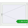 Pricing Tilt-and-Turn 1260x1060 mm REHAU OPTIMUM EURO-DESIGN 70 RAL 9016 Traffic white two-sided. Price: 1 383.84 PLN