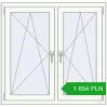 Pricing Tilt-and-Turn 1100x1070 mm REHAU OPTIMUM EURO-DESIGN 70 RAL 9016 Traffic white two-sided. Price: 1 653.93 PLN
